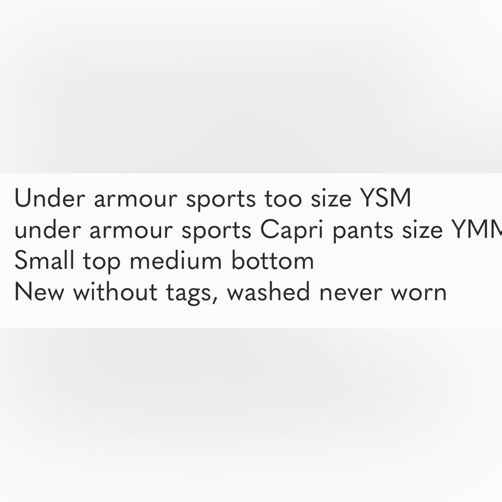 Youth Under armour heat gear set - Picture 9 of 9